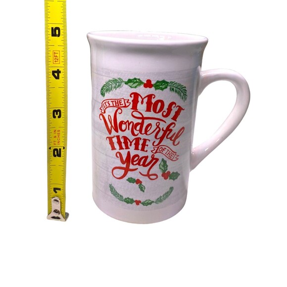 Holiday Coffee Mug It's The Most Wonderful Time Of The Year NEW In Box NIB - Picture 7 of 12